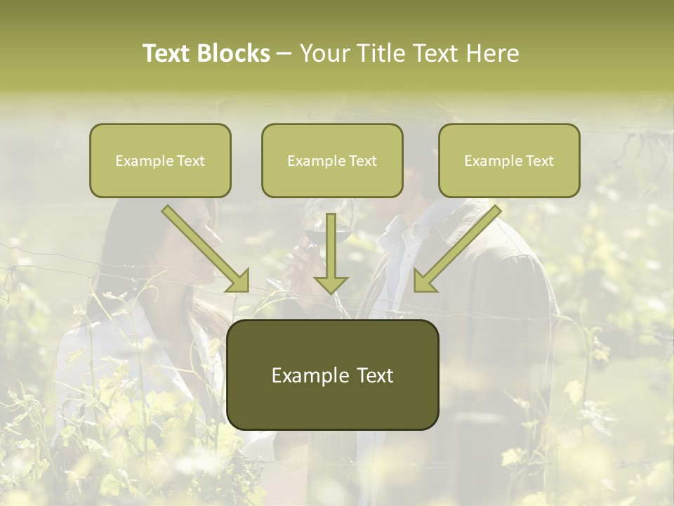 Vineyard Tasting Gourmet PowerPoint Template