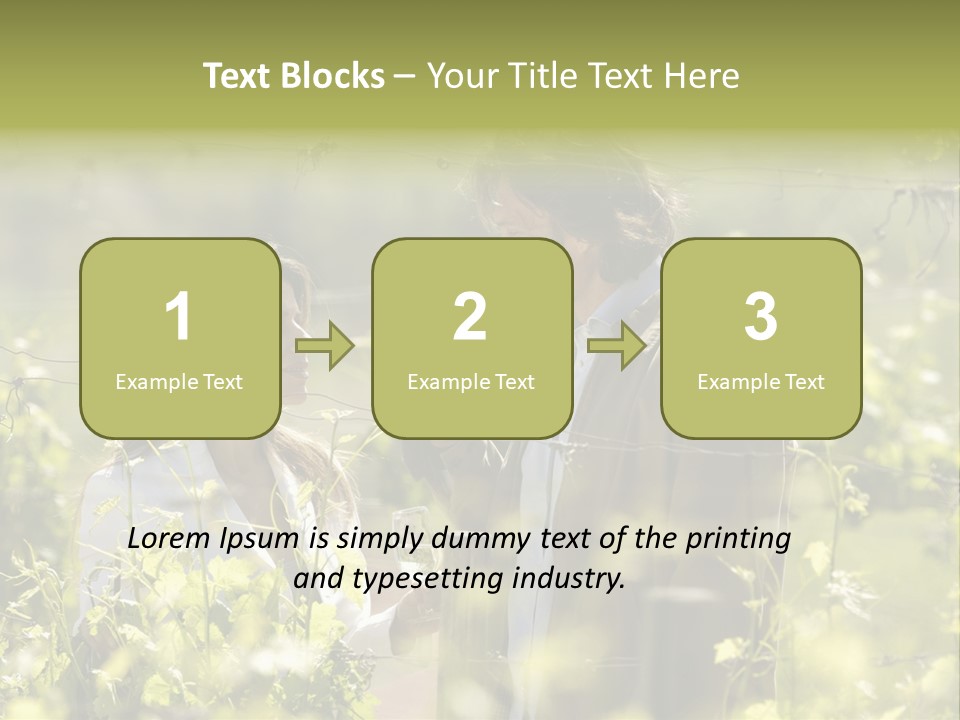 Vineyard Tasting Gourmet PowerPoint Template