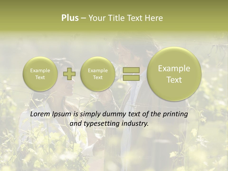 Vineyard Tasting Gourmet PowerPoint Template