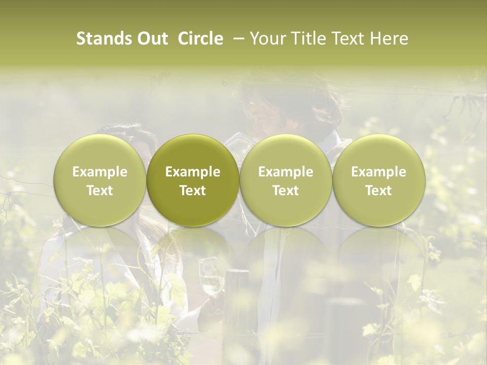 Vineyard Tasting Gourmet PowerPoint Template