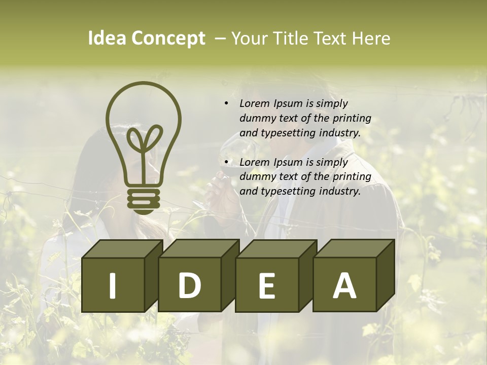 Vineyard Tasting Gourmet PowerPoint Template