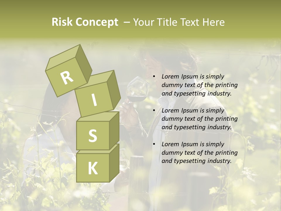 Vineyard Tasting Gourmet PowerPoint Template