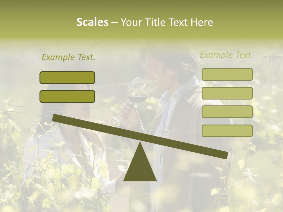 Vineyard Tasting Gourmet PowerPoint Template