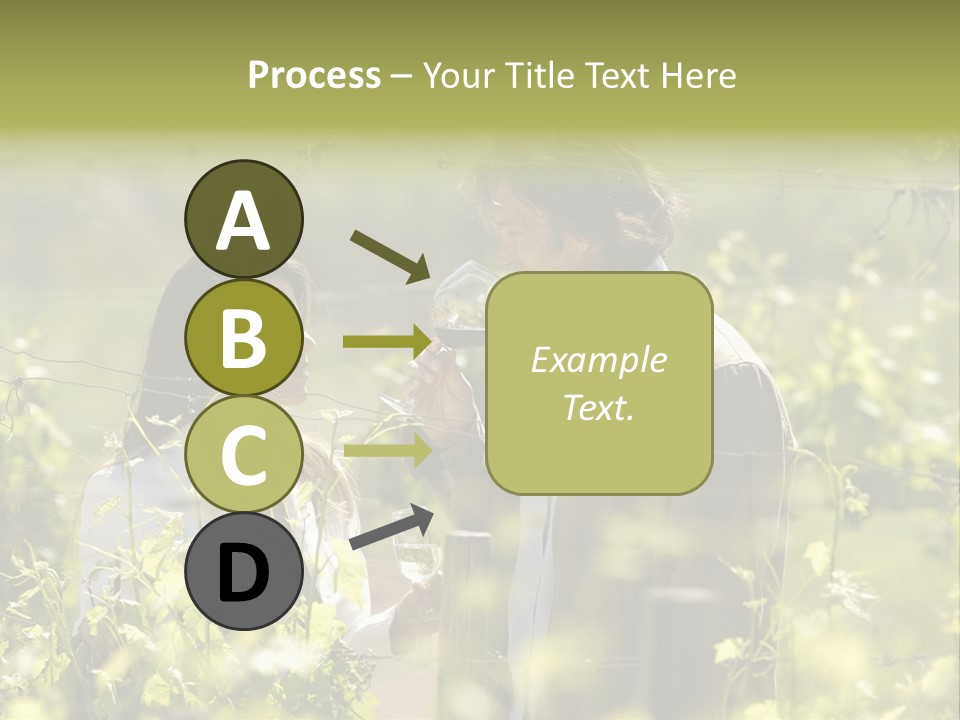 Vineyard Tasting Gourmet PowerPoint Template