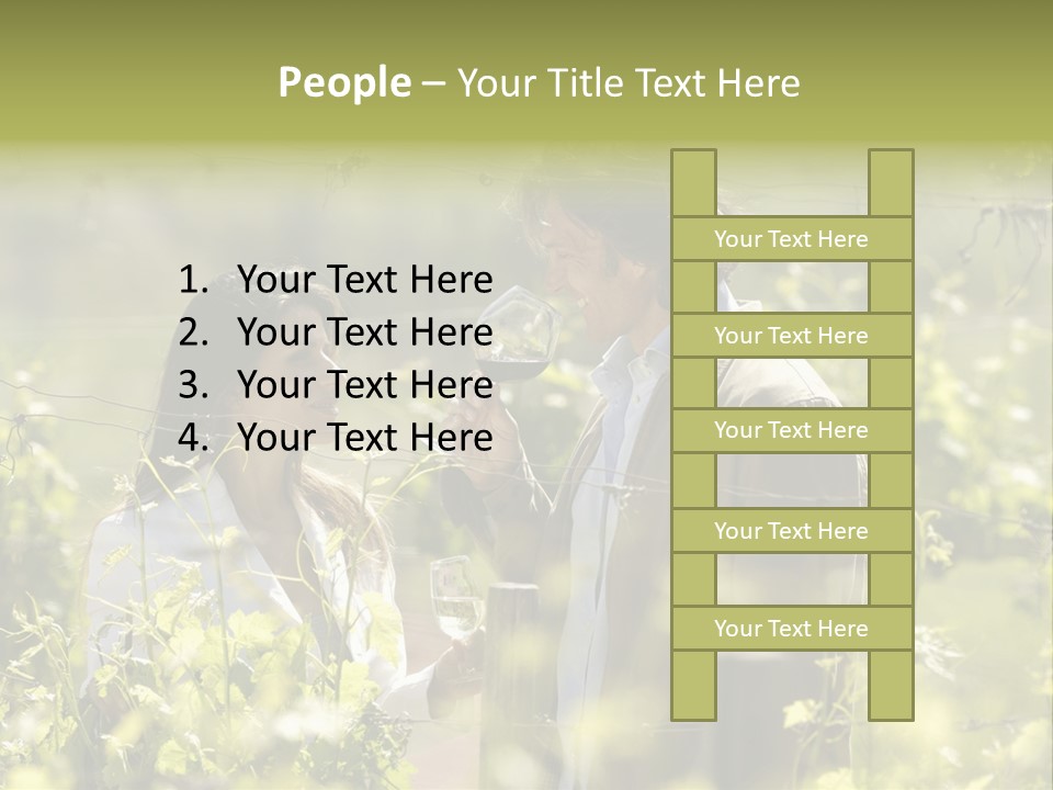 Vineyard Tasting Gourmet PowerPoint Template