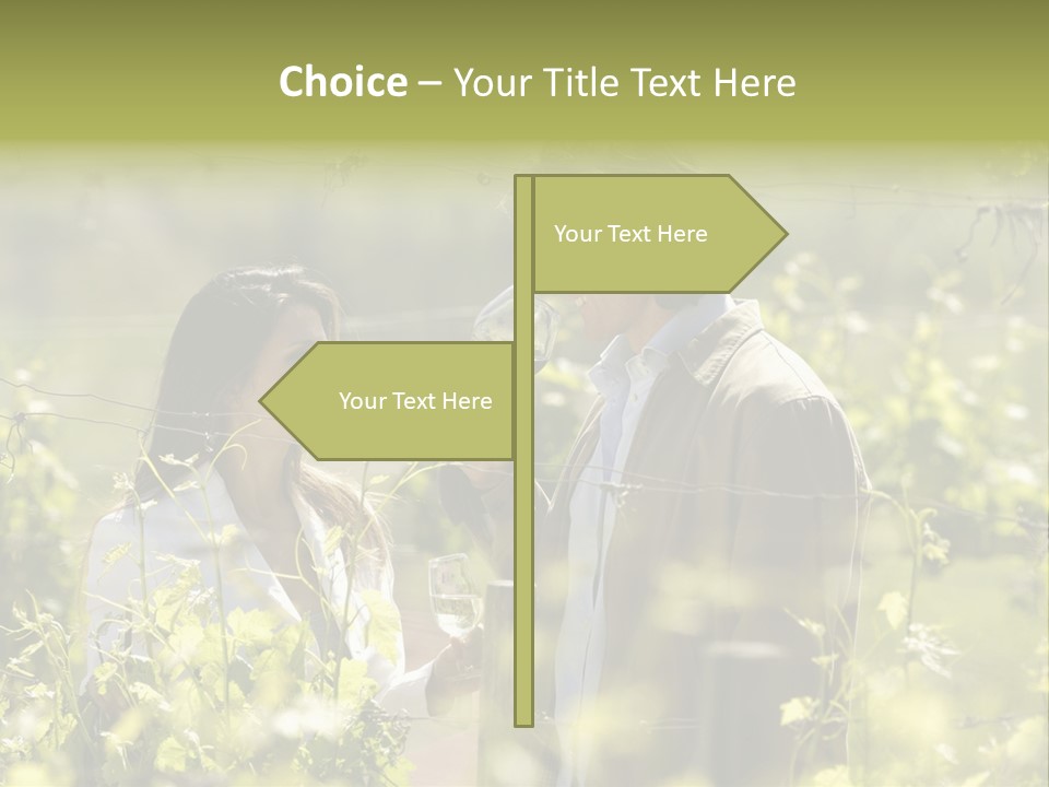 Vineyard Tasting Gourmet PowerPoint Template