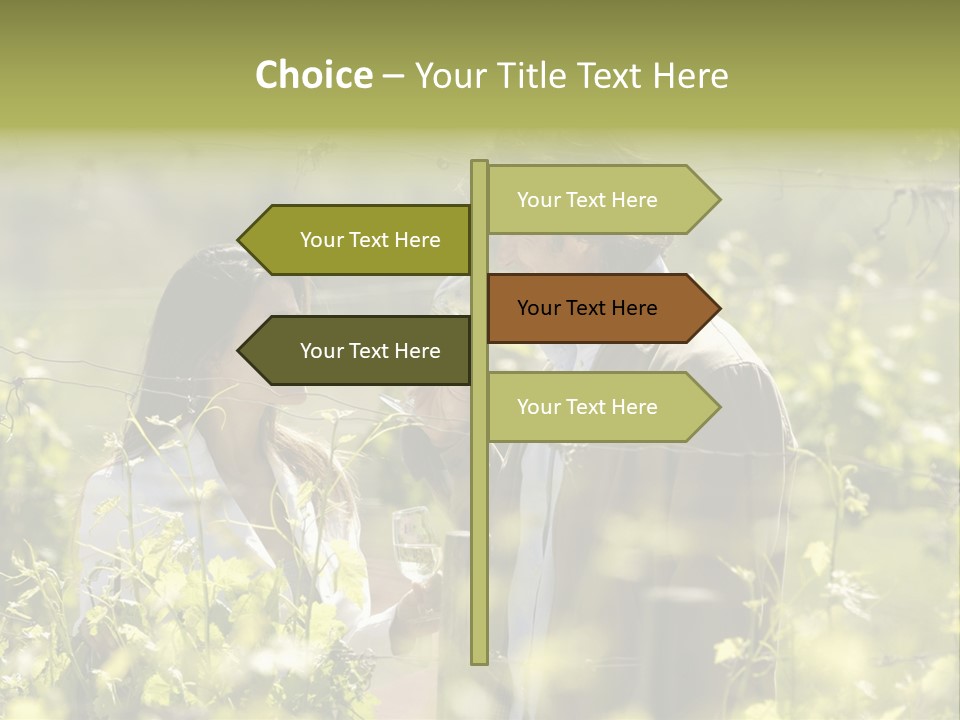 Vineyard Tasting Gourmet PowerPoint Template