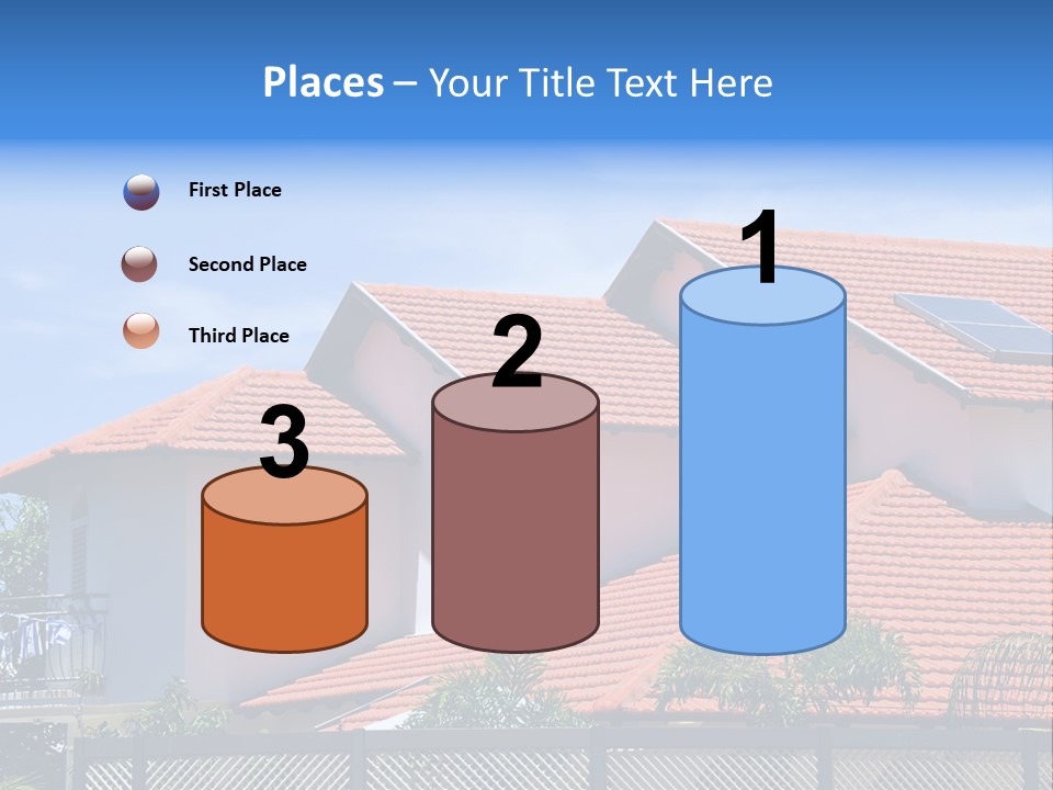 Cottage Clouds Villa PowerPoint Template