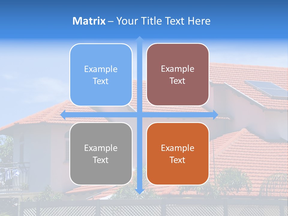Cottage Clouds Villa PowerPoint Template