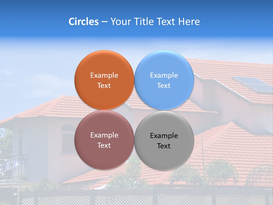 Cottage Clouds Villa PowerPoint Template