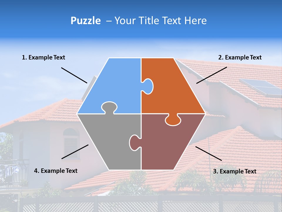 Cottage Clouds Villa PowerPoint Template