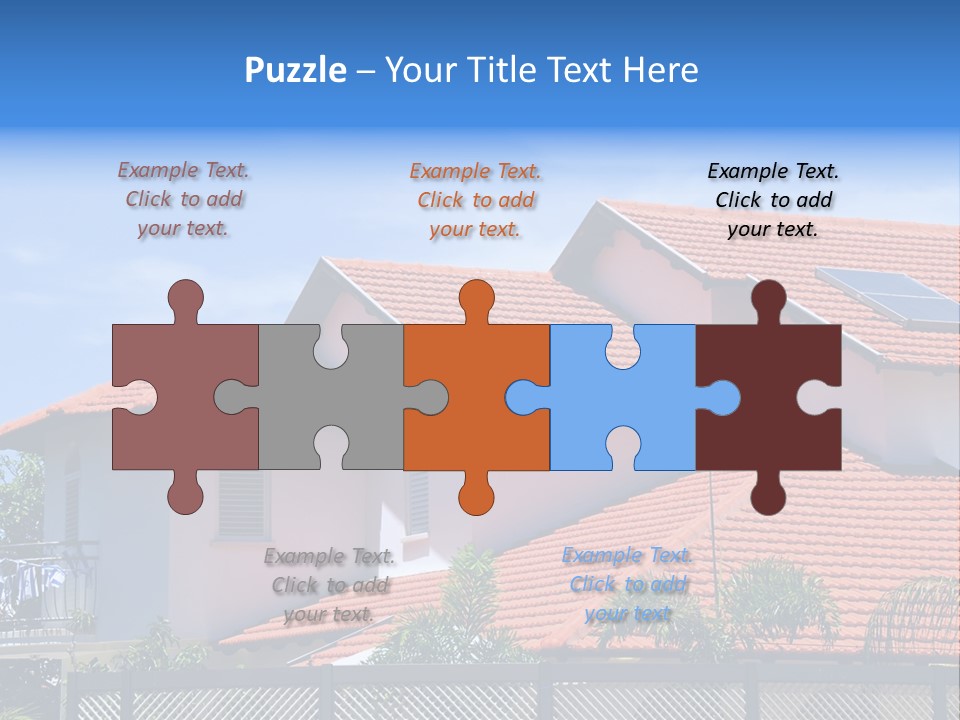 Cottage Clouds Villa PowerPoint Template