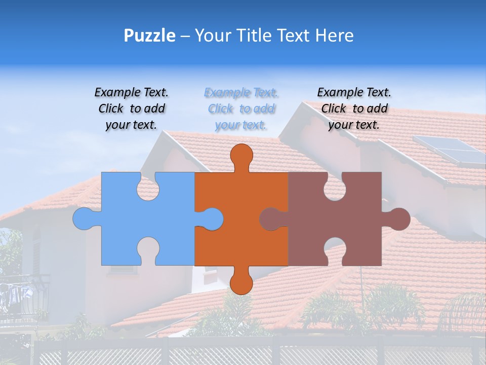 Cottage Clouds Villa PowerPoint Template