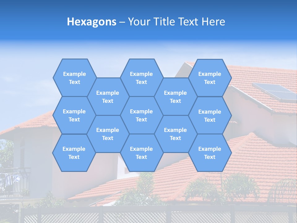 Cottage Clouds Villa PowerPoint Template