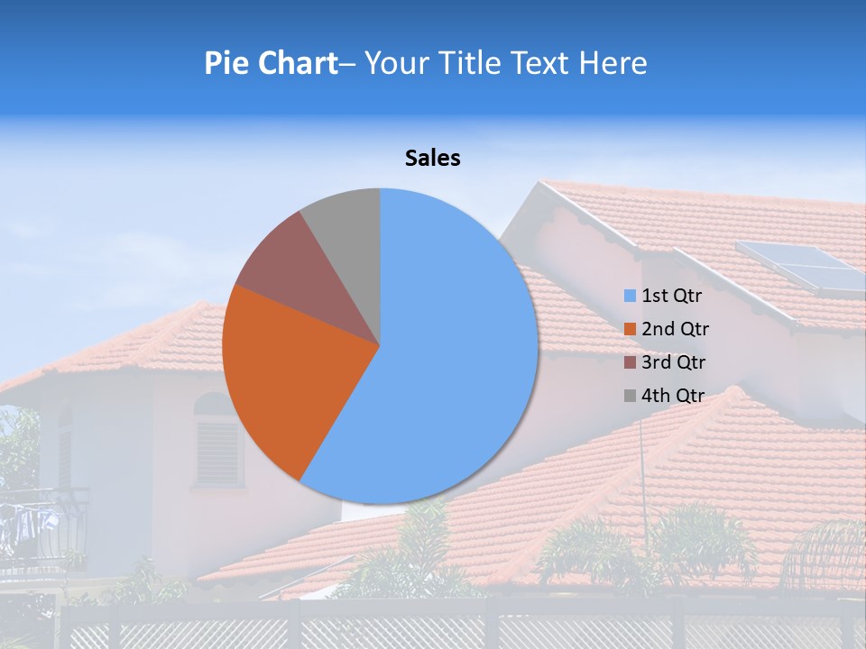 Cottage Clouds Villa PowerPoint Template