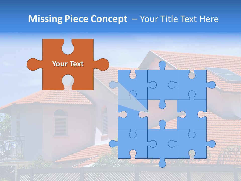 Cottage Clouds Villa PowerPoint Template