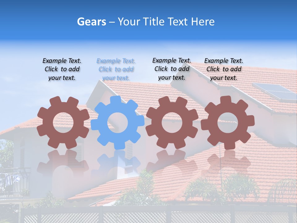 Cottage Clouds Villa PowerPoint Template