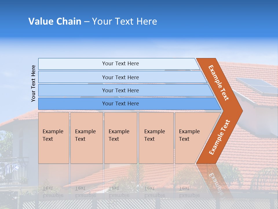 Cottage Clouds Villa PowerPoint Template