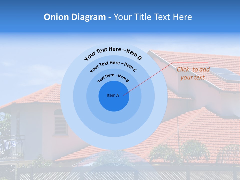 Cottage Clouds Villa PowerPoint Template