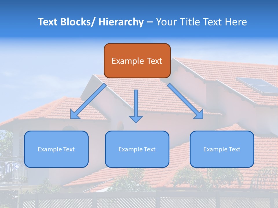 Cottage Clouds Villa PowerPoint Template