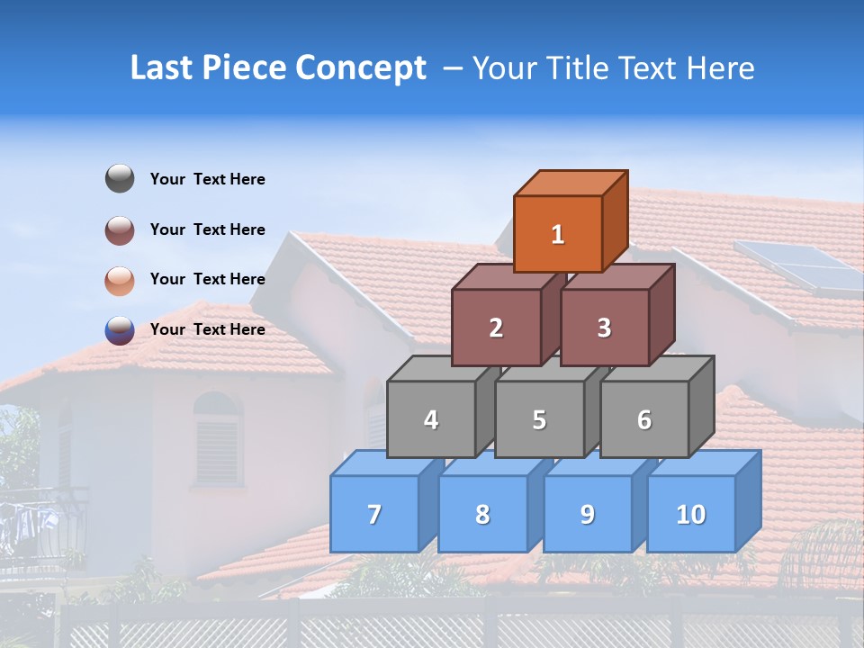 Cottage Clouds Villa PowerPoint Template