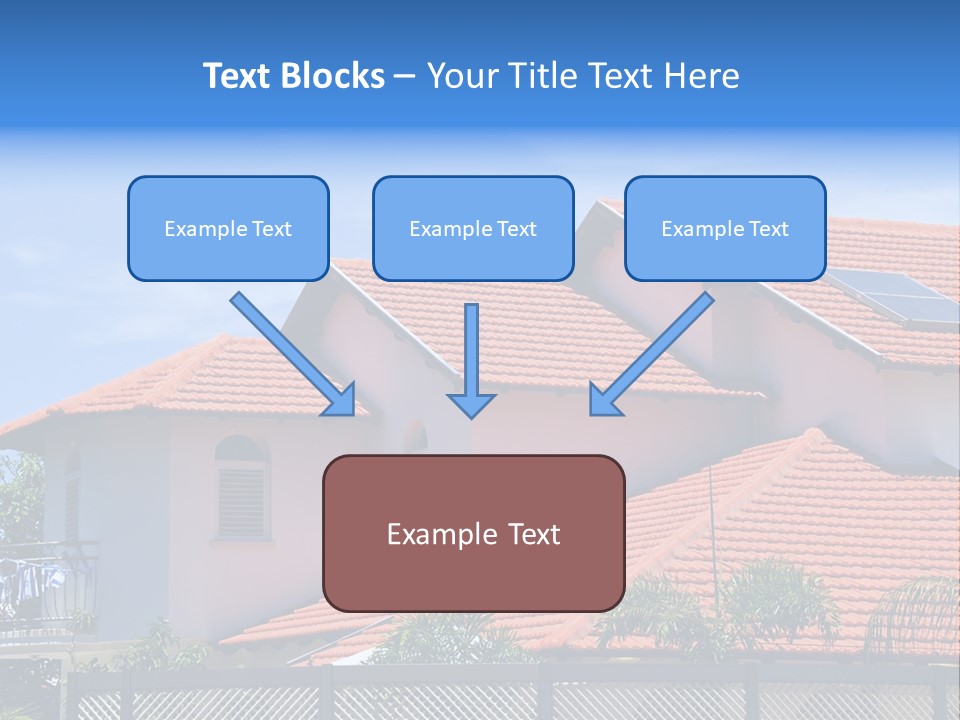 Cottage Clouds Villa PowerPoint Template