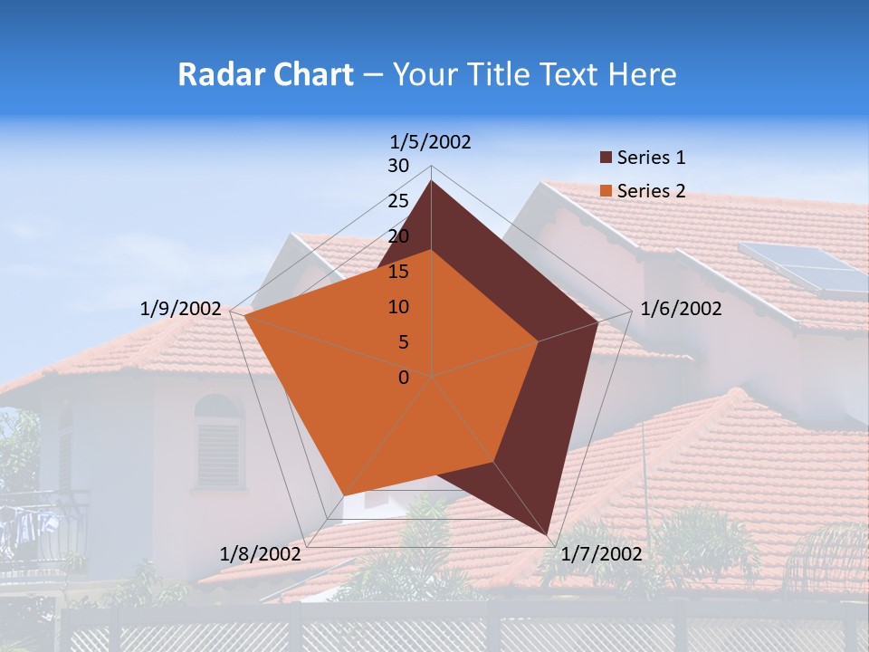 Cottage Clouds Villa PowerPoint Template