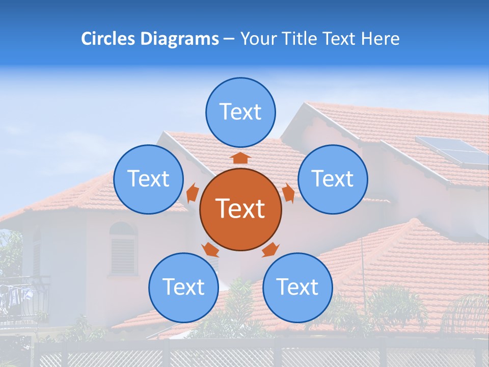 Cottage Clouds Villa PowerPoint Template