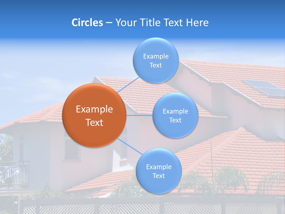 Cottage Clouds Villa PowerPoint Template