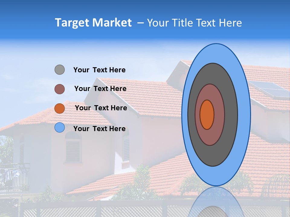 Cottage Clouds Villa PowerPoint Template