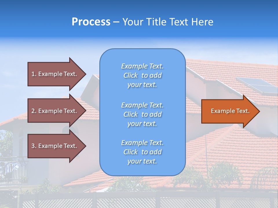Cottage Clouds Villa PowerPoint Template