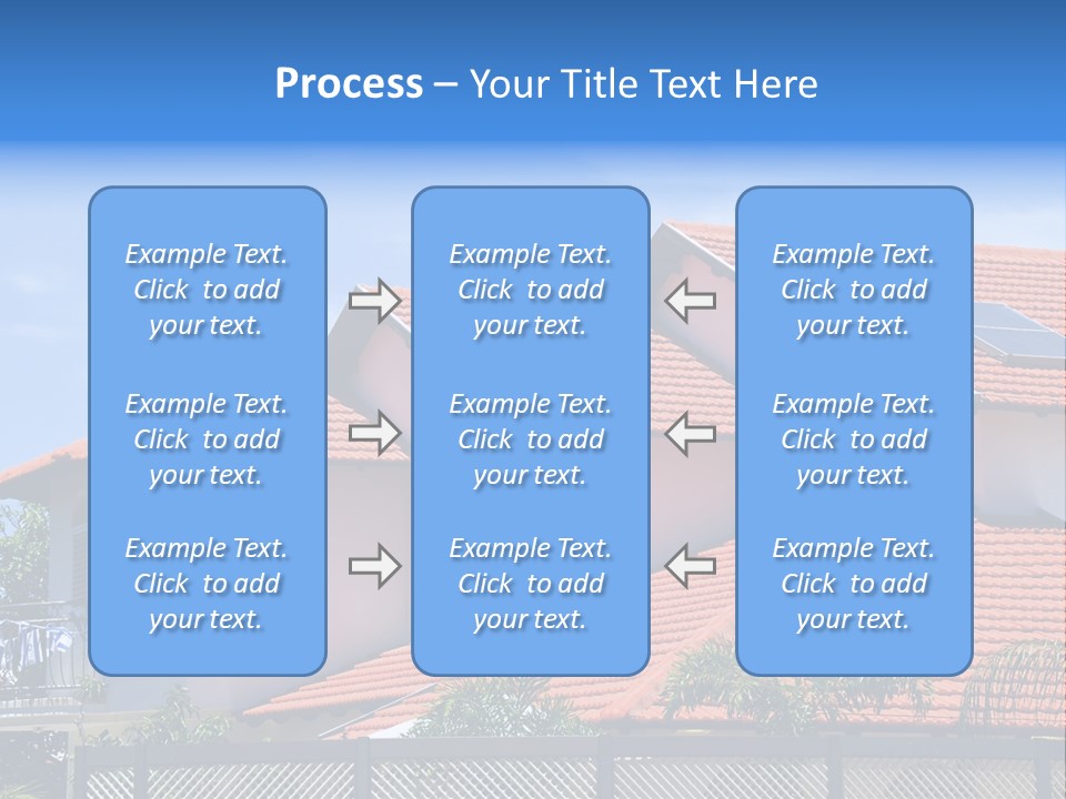 Cottage Clouds Villa PowerPoint Template