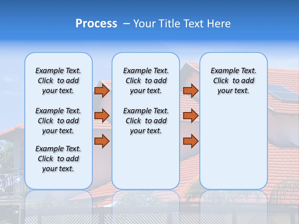 Cottage Clouds Villa PowerPoint Template