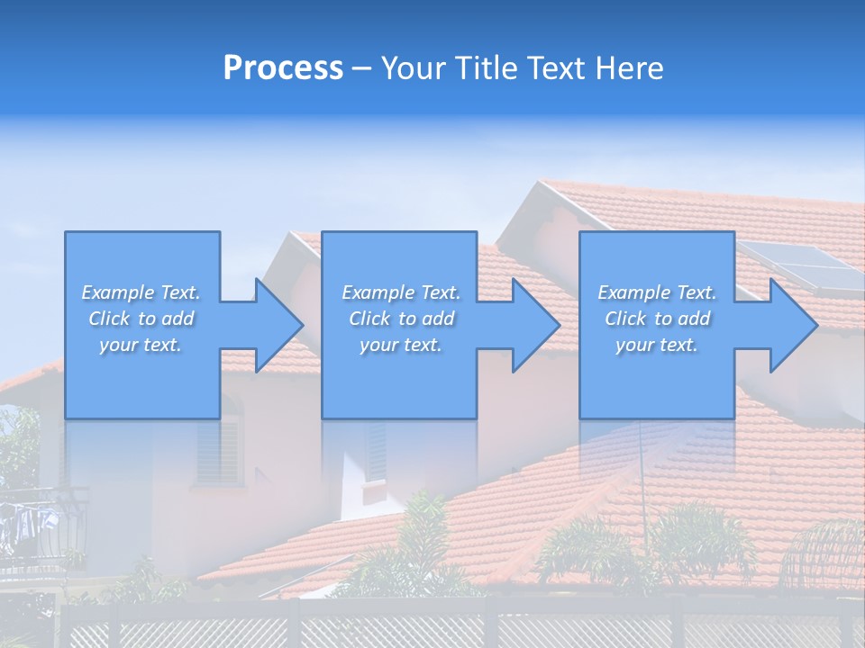 Cottage Clouds Villa PowerPoint Template