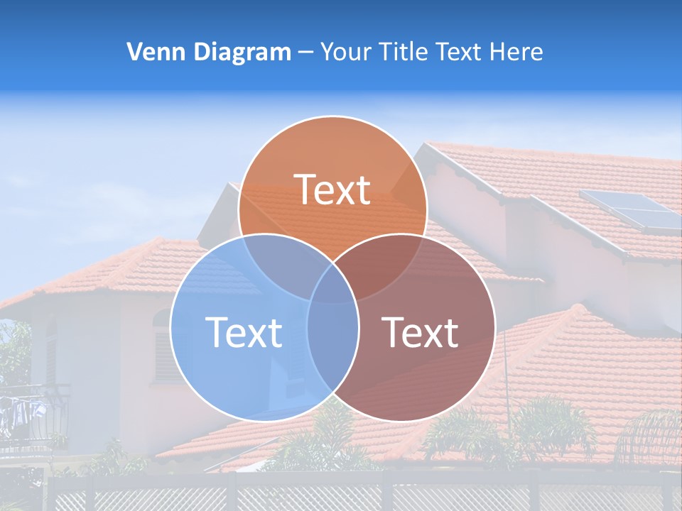 Cottage Clouds Villa PowerPoint Template