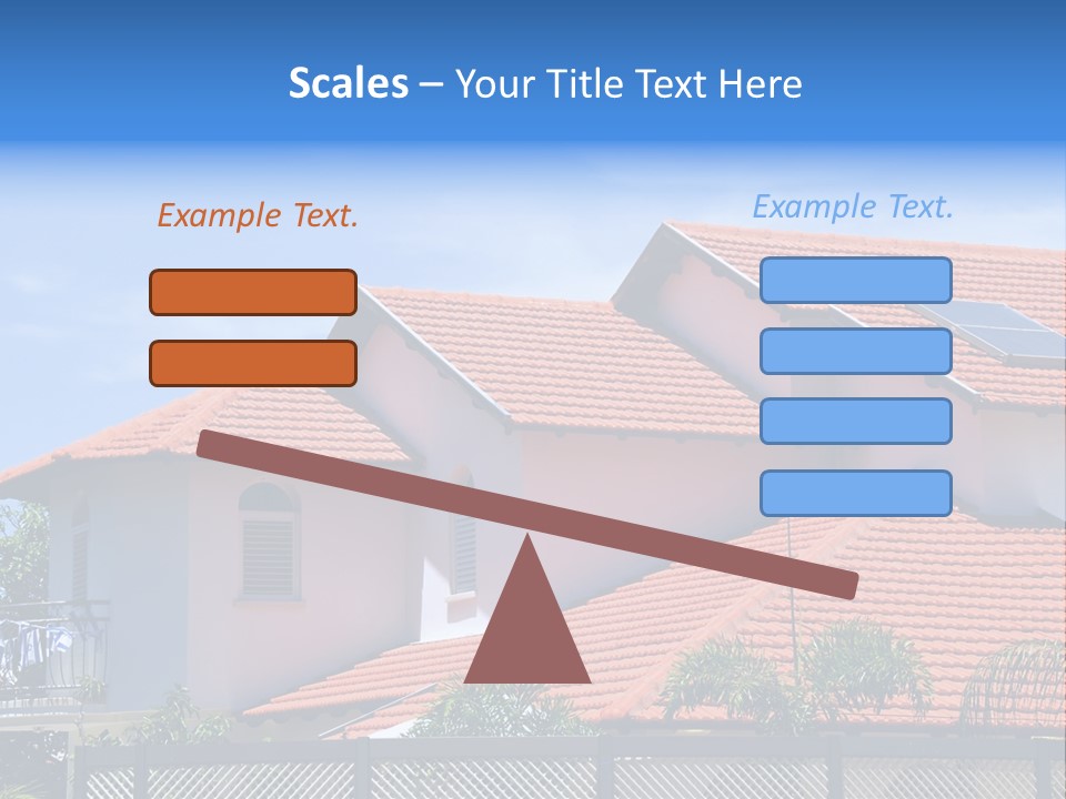 Cottage Clouds Villa PowerPoint Template