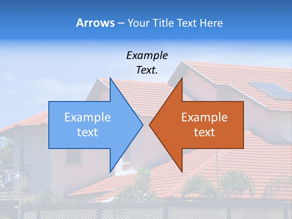 Cottage Clouds Villa PowerPoint Template