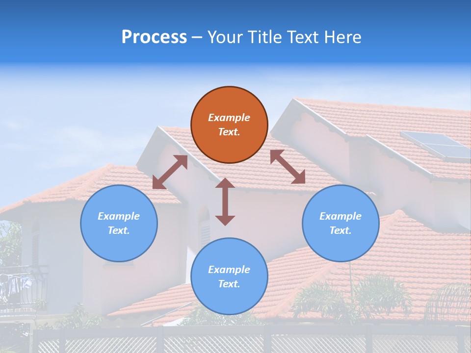 Cottage Clouds Villa PowerPoint Template