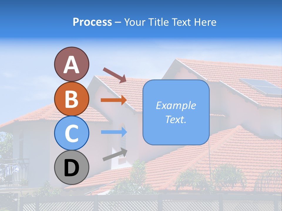 Cottage Clouds Villa PowerPoint Template