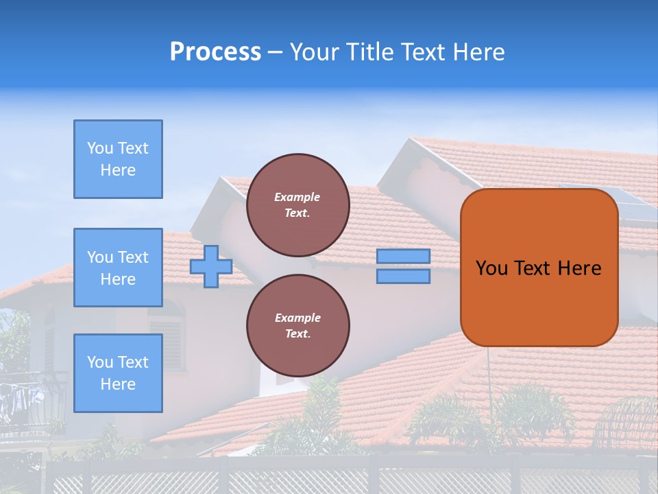 Cottage Clouds Villa PowerPoint Template
