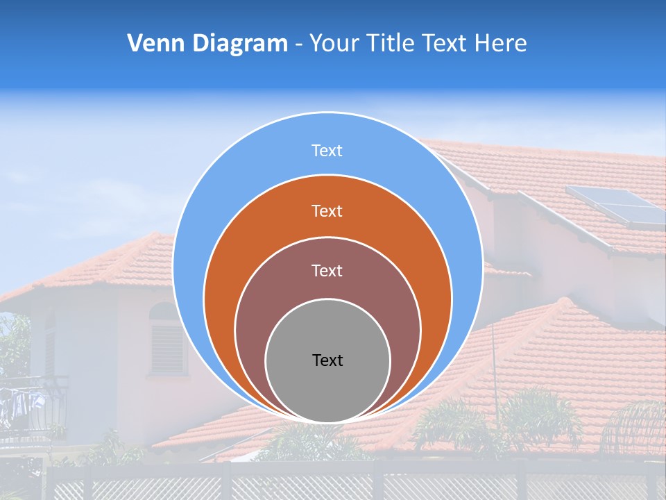Cottage Clouds Villa PowerPoint Template