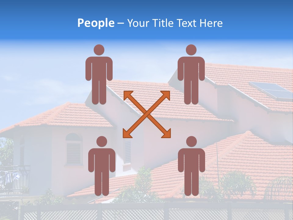 Cottage Clouds Villa PowerPoint Template