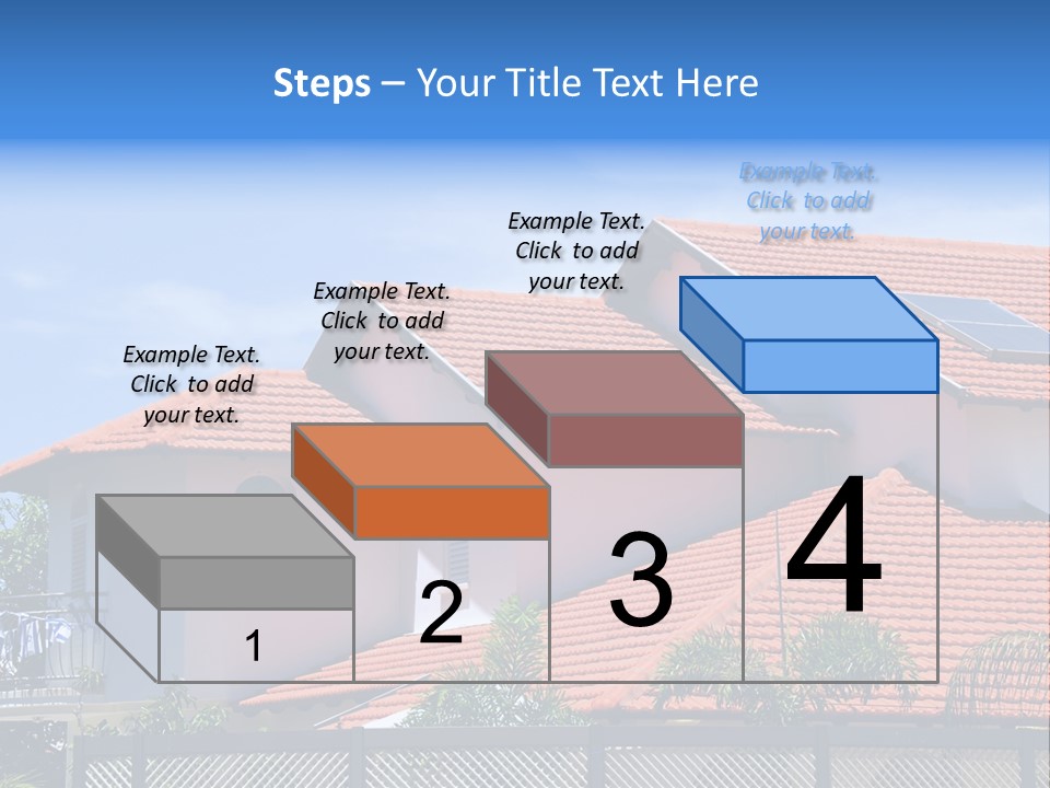 Cottage Clouds Villa PowerPoint Template