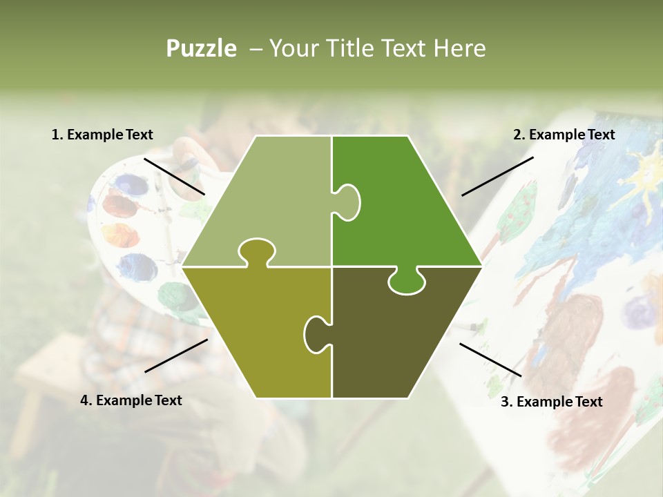 Boy Cute Idea PowerPoint Template