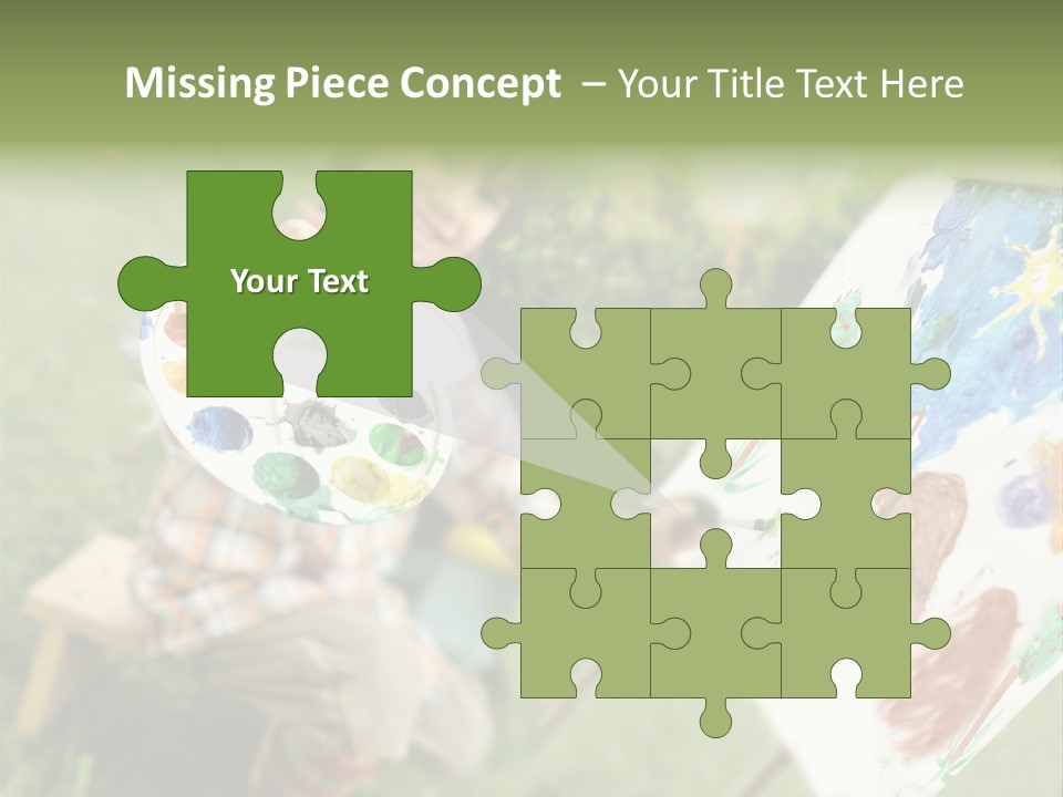 Boy Cute Idea PowerPoint Template