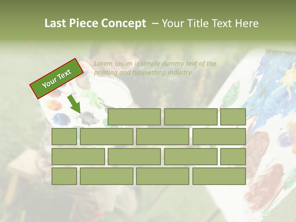 Boy Cute Idea PowerPoint Template