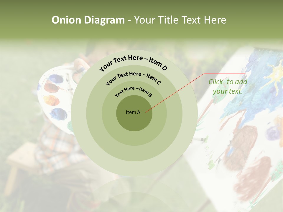 Boy Cute Idea PowerPoint Template