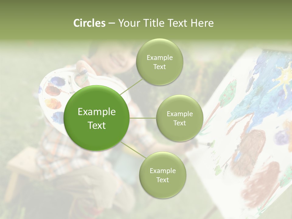 Boy Cute Idea PowerPoint Template