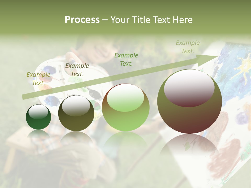 Boy Cute Idea PowerPoint Template