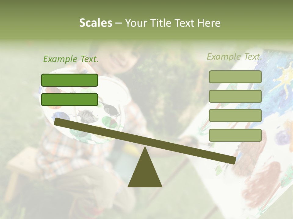 Boy Cute Idea PowerPoint Template